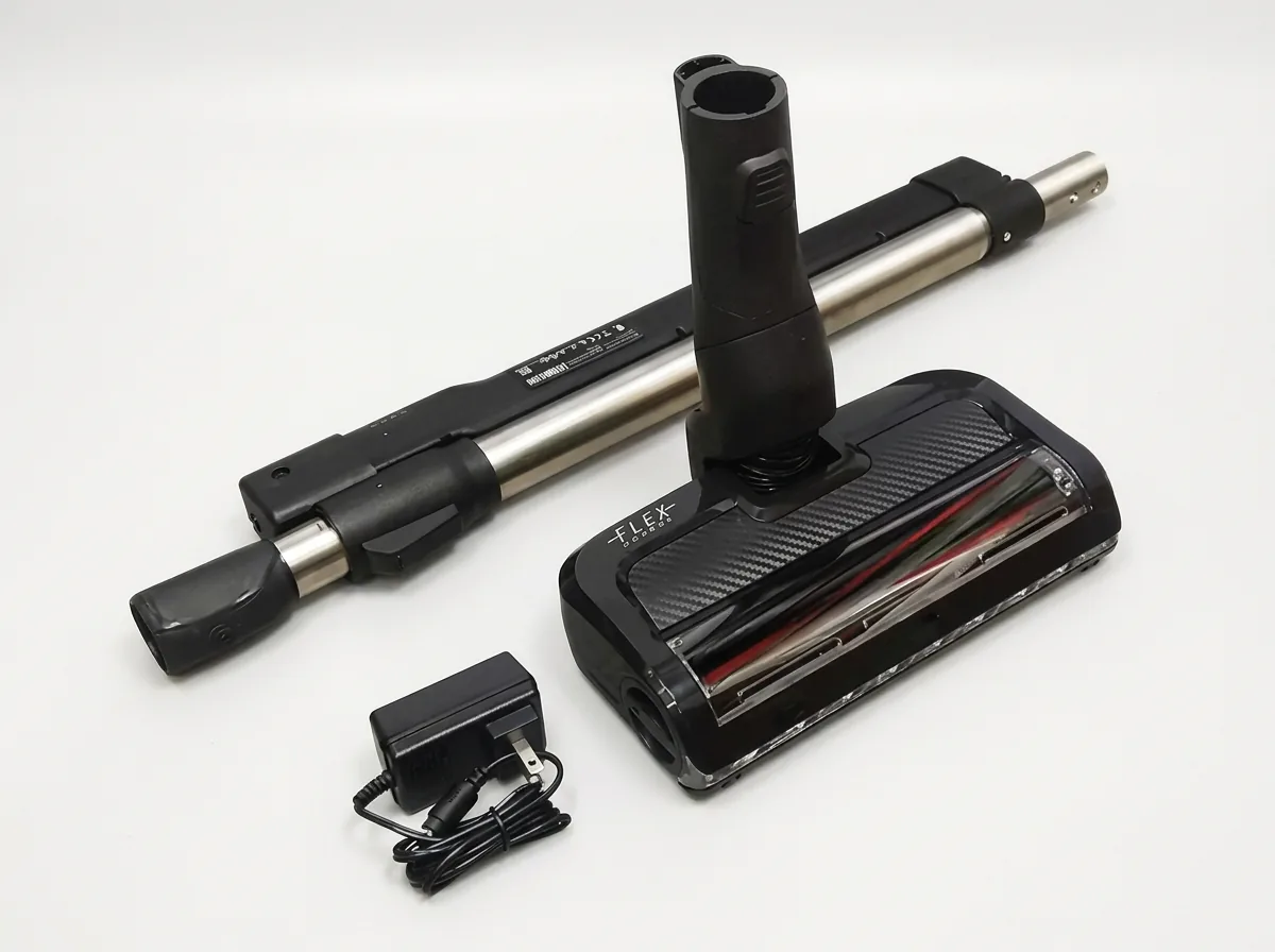 Flex Charge battery powerhead with telescoping wand and charger